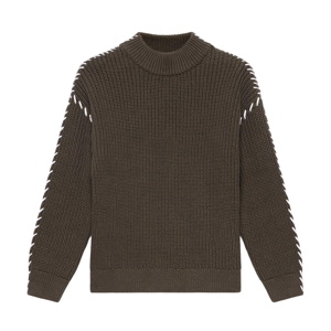 Mint Velvet Khaki Cotton Blend Jumper